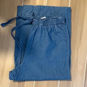 Michael Kors Blue Women's wide leg cropped Pants